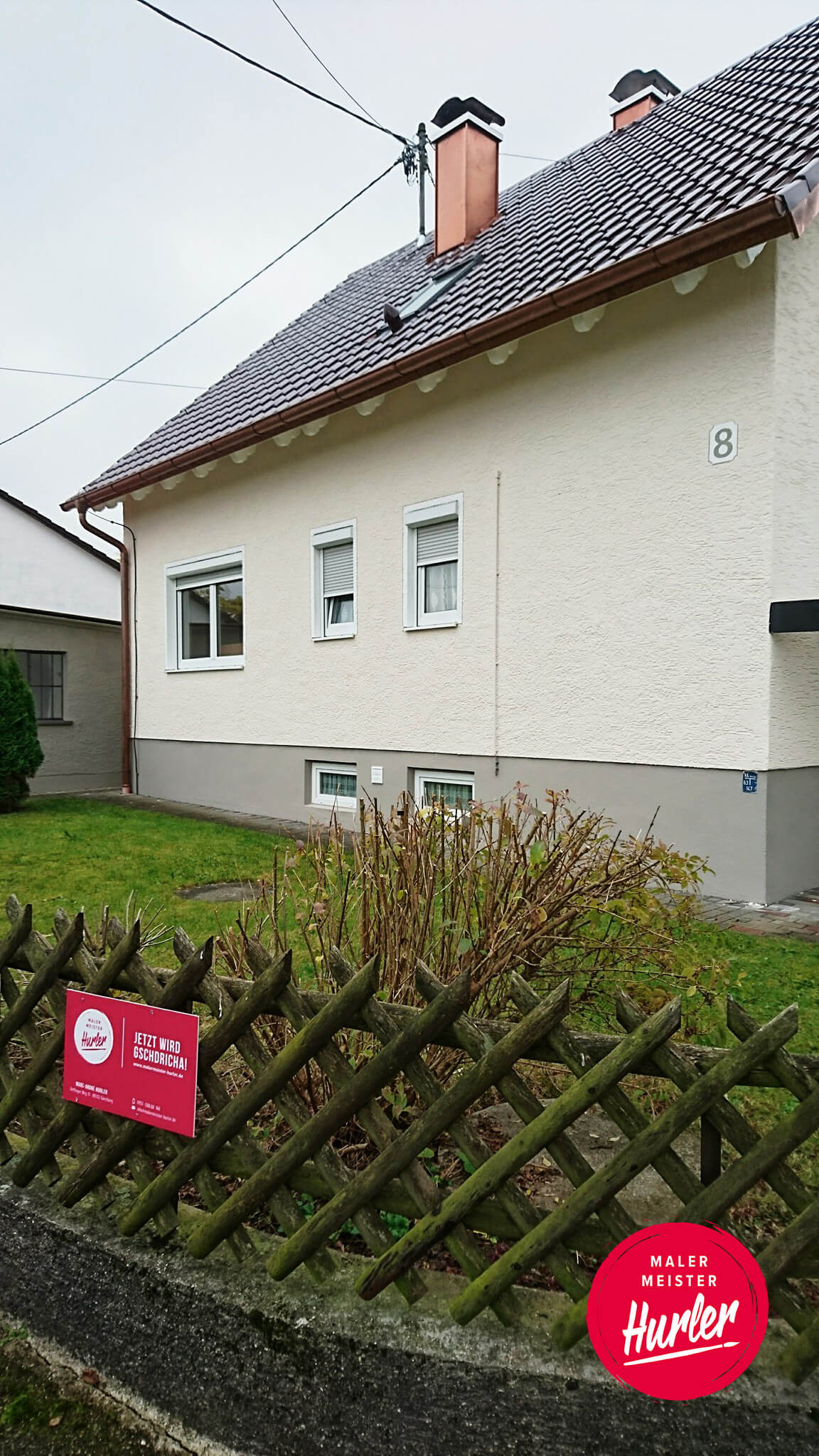 fassadengestaltung beige