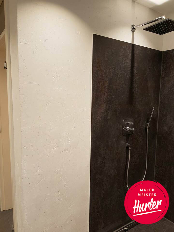 wandgestaltung bad
